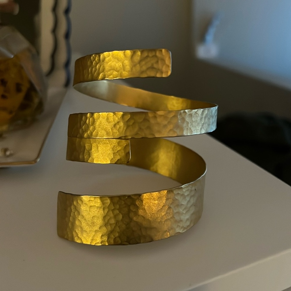 Gold plated cuff from Greece